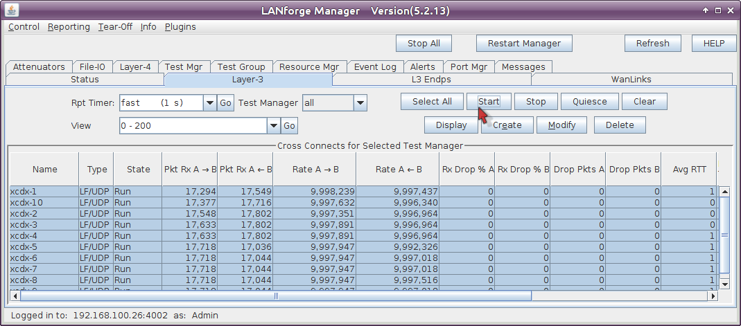 Layer 3 (Ethernet, UDP, TCP) Connections