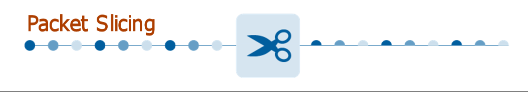 Packet Slicing allows you truncate the packet at different offsets removing sensitive payload information