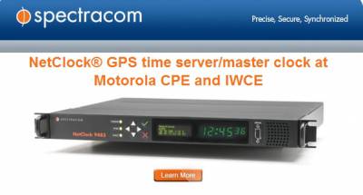 Spectracom's GPS Time Server/Master Clock