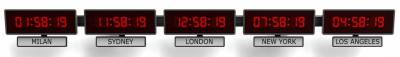 Sapling Time Zone Clocks: Corporate Function & Style