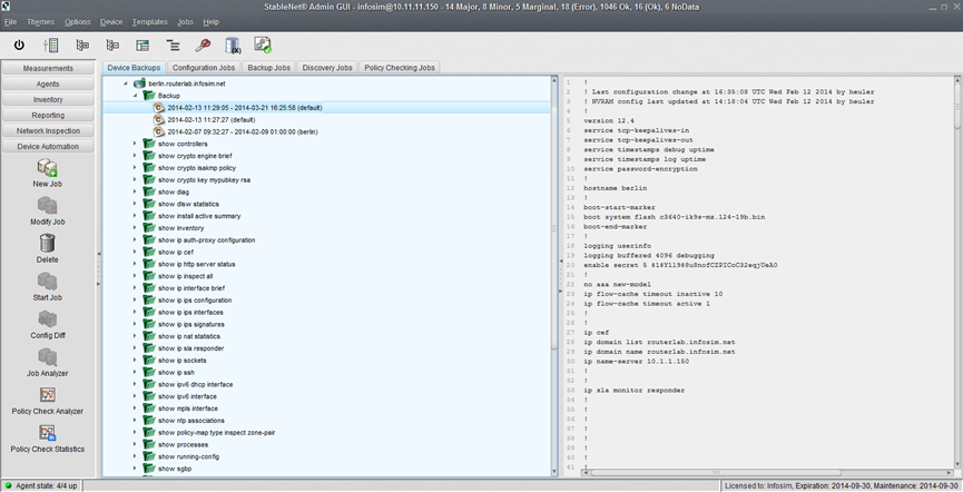 NMSaaS Network Device Backup