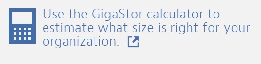 Gigastor Calculator