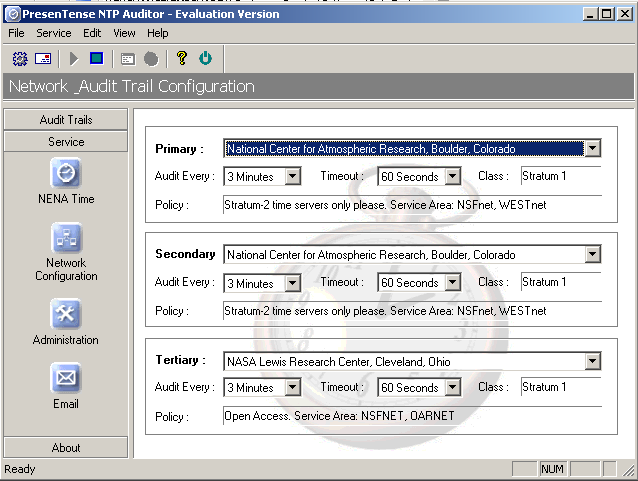 Spectracom Presentense NTP Auditor