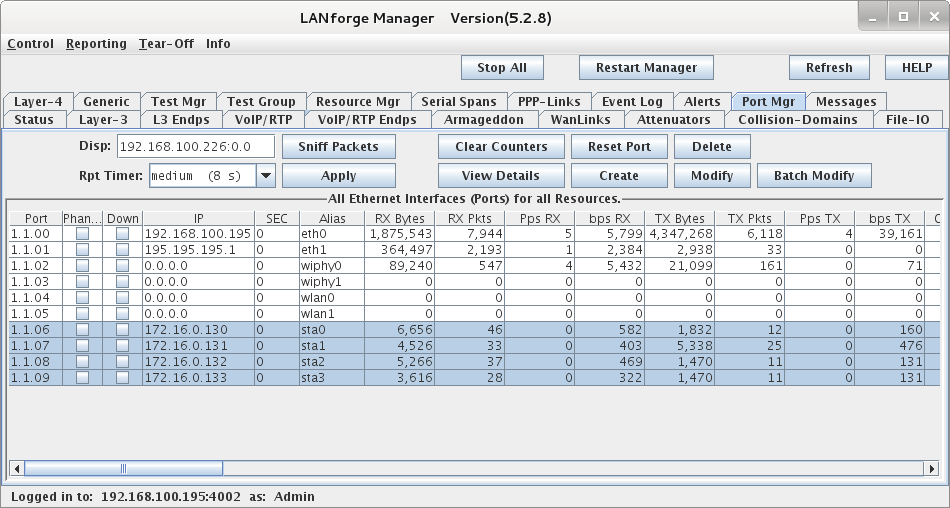 Candela Wifi LANforge Manager