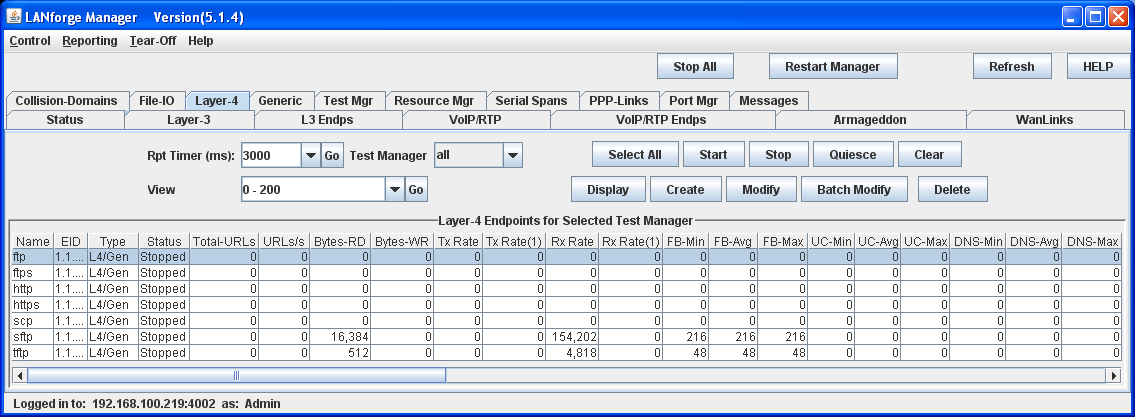 LANforge-GUI Layer 4-7