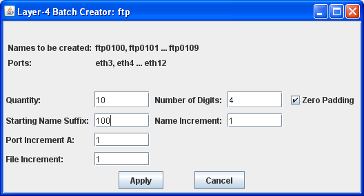 LANforge-GUI Layer-4 Batch Creator