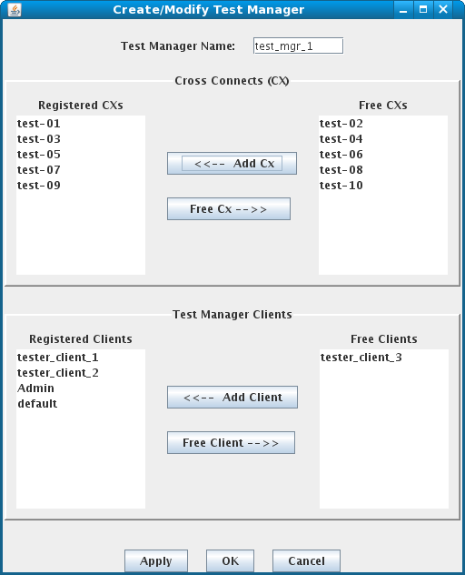 LANforge-GUI Test Manager