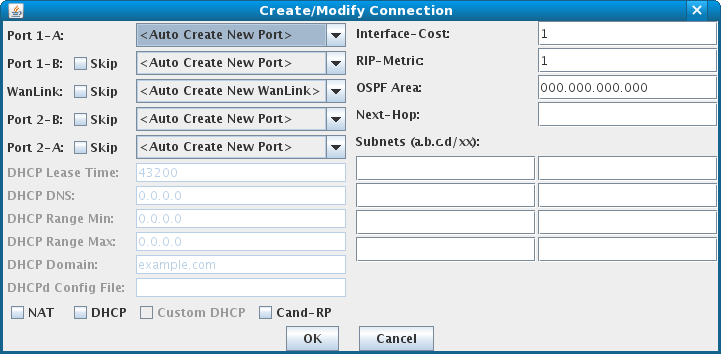 LANforge Router Connection