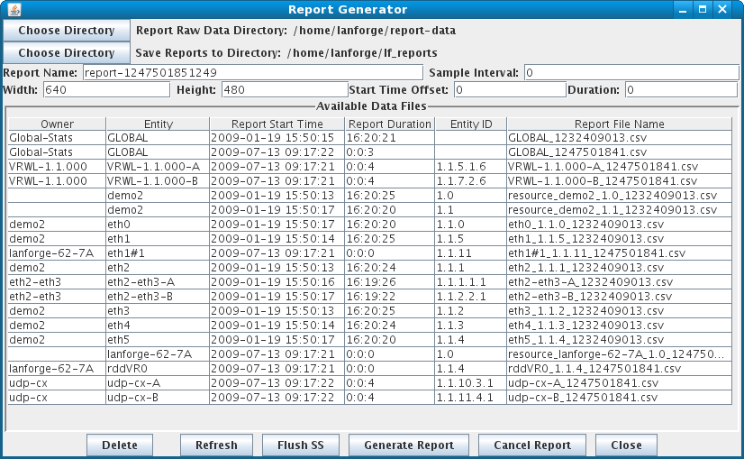 LANforge-GUI Report Generator