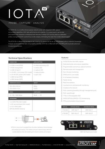 IOTA 1G Plus Datasheet