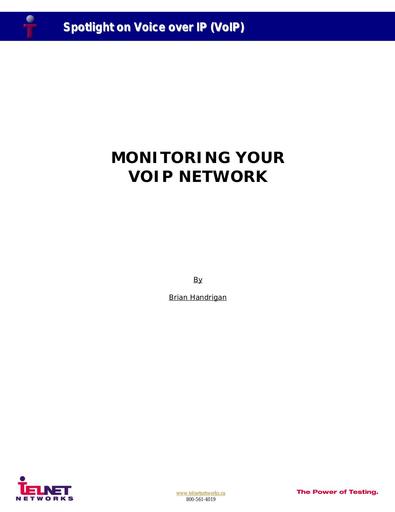 Monitoring Your Network