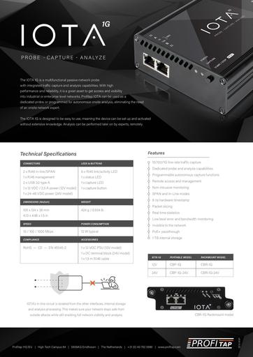 IOTA 1G Datasheet