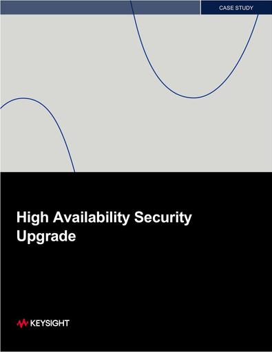 High Availability Security Upgrade