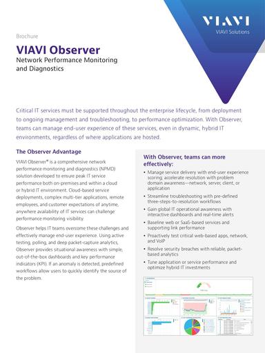 Observer Management Server Brochure