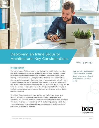 Deploying Inline Security Architecture: Key Considerations