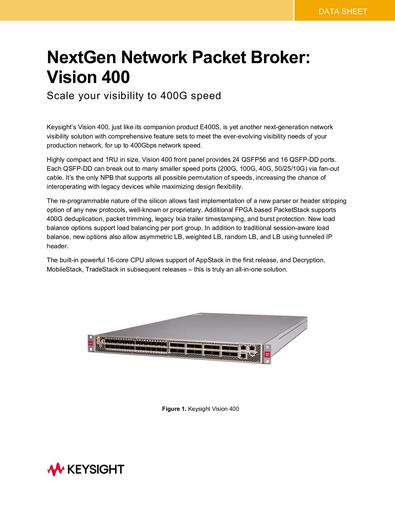 Vision 400 Network Packet Broker