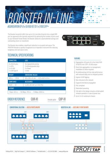 Booster In-Line Data Sheet