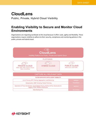 CloudLens Data Sheet